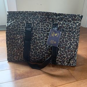 Ngil Leopard medium tote NWT